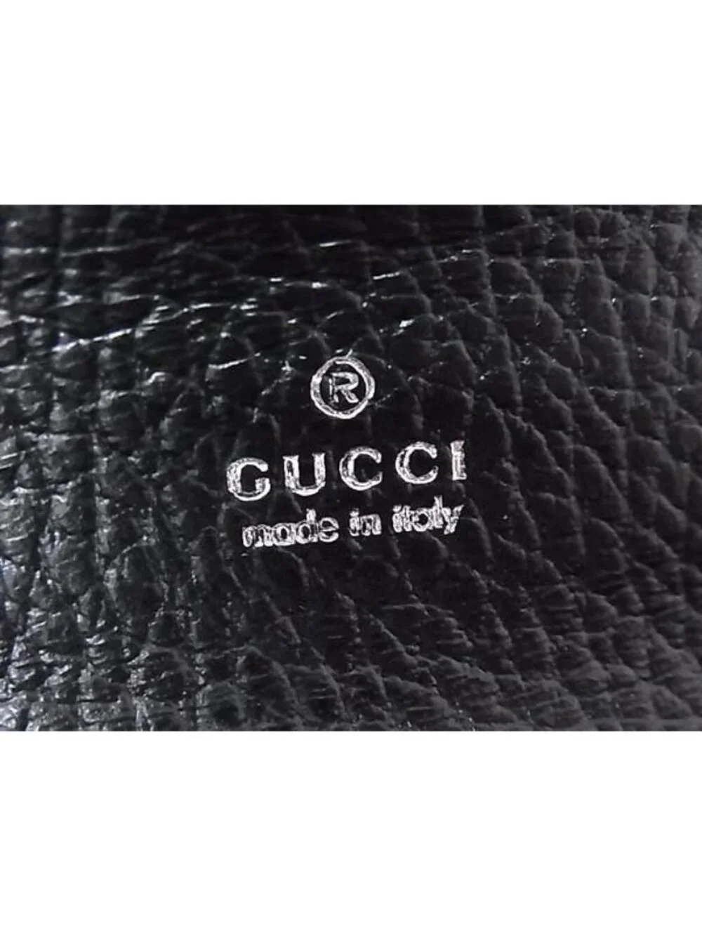 Gucci GG Marmont Leather Multi Pouch Case Black